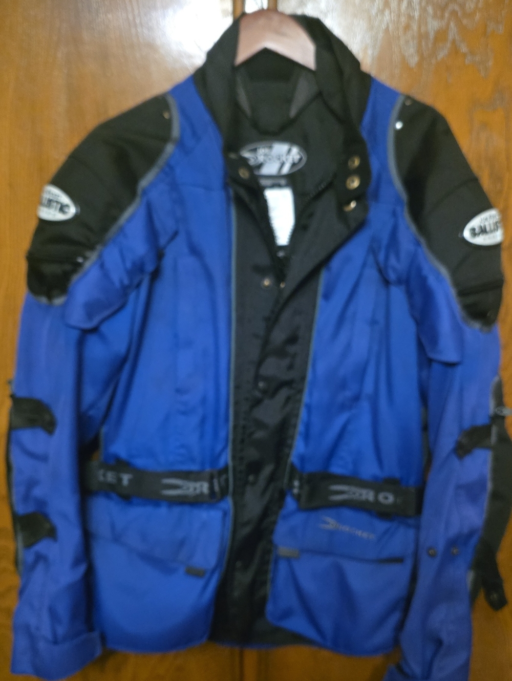 Joe Rocket Ballistic Series Men's Blue Motorcycle Jacket with Black Accents